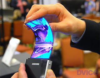Samsung Layar Fleksibel aau dibengkokan