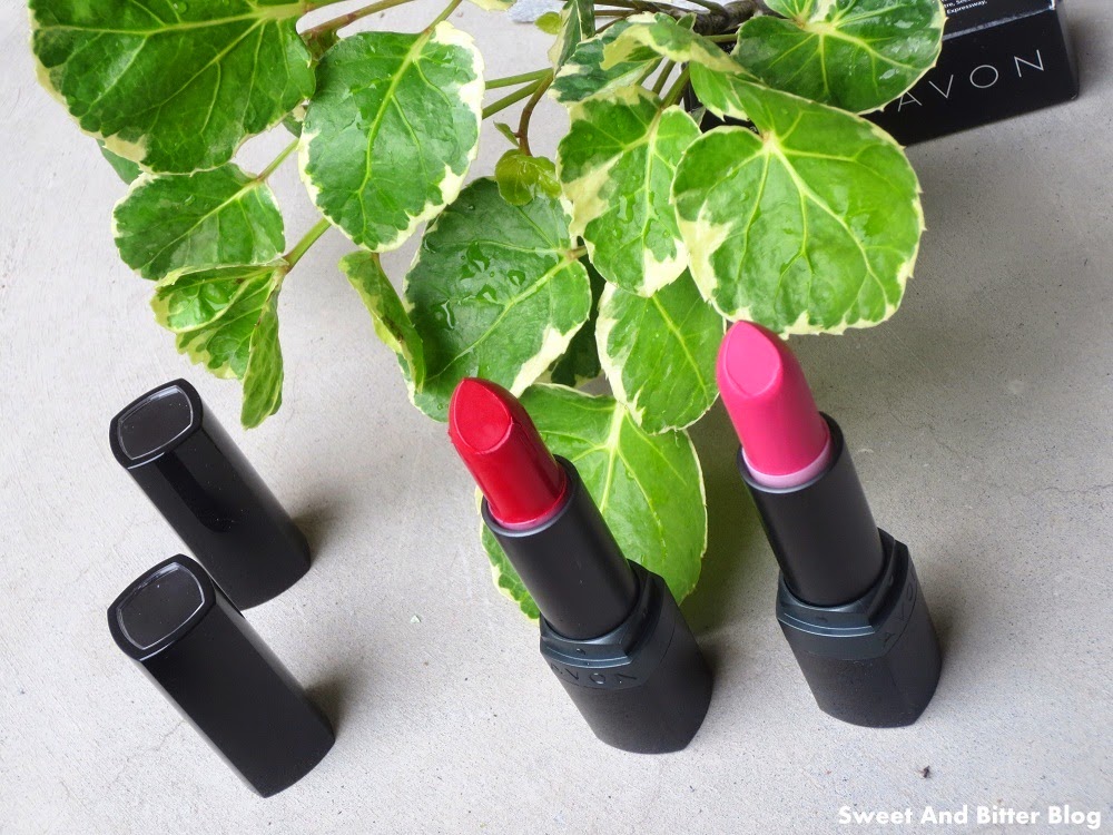 AVON Ultra Color Matte LILY and GARNET Lipstick // Review
