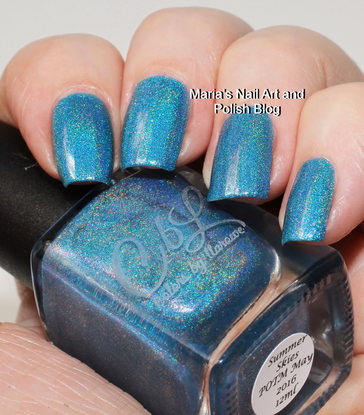 Marias Nail Art and Polish Blog Colors by Llarowe Summer Skies POTM