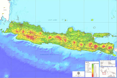 Peta pulau Jawa