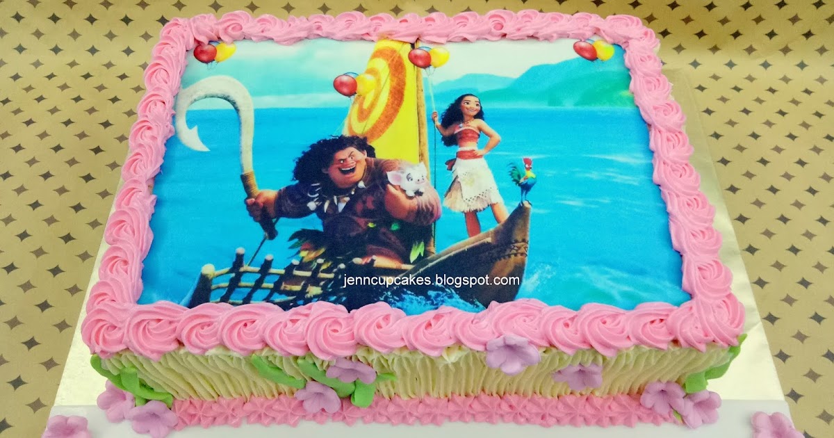 Jenn Cupcakes & Muffins: Moana Cake