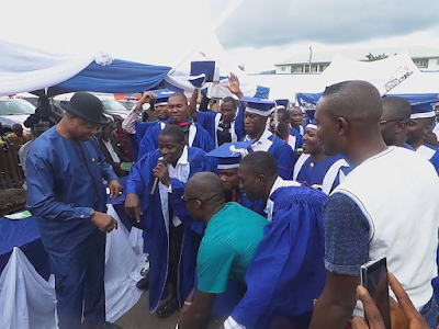4 Photos: Fr. Mbaka attends the graduation ceremony of ex-Niger Delta miltants in Enugu State