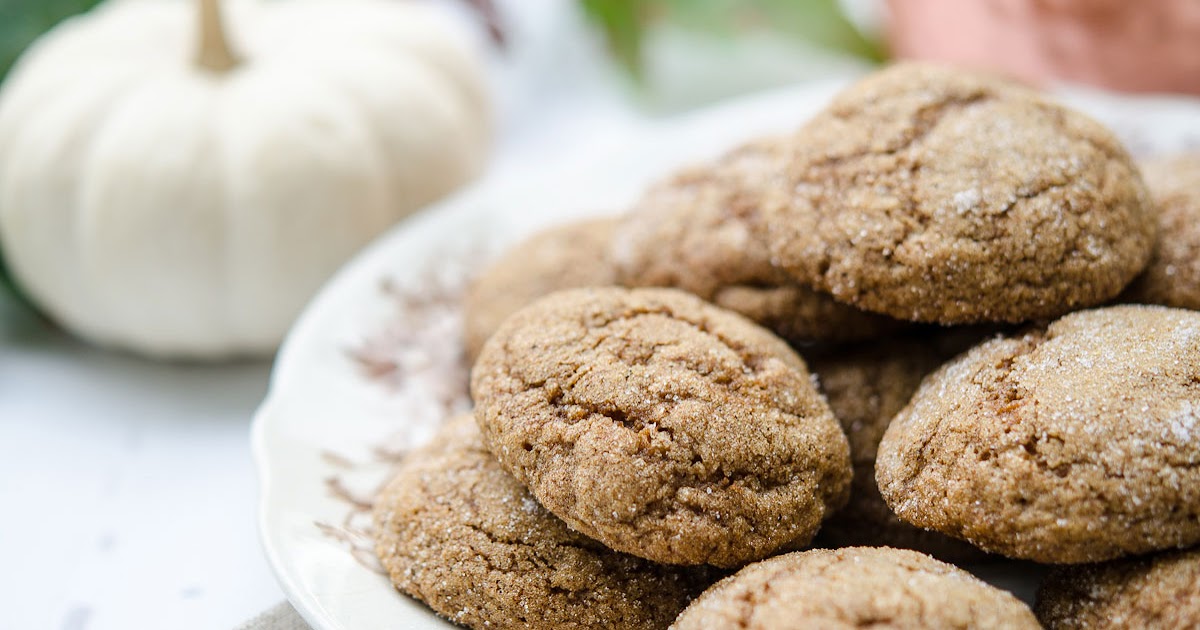 Pumpkin Ginger Molasses Cookies anderson + grant