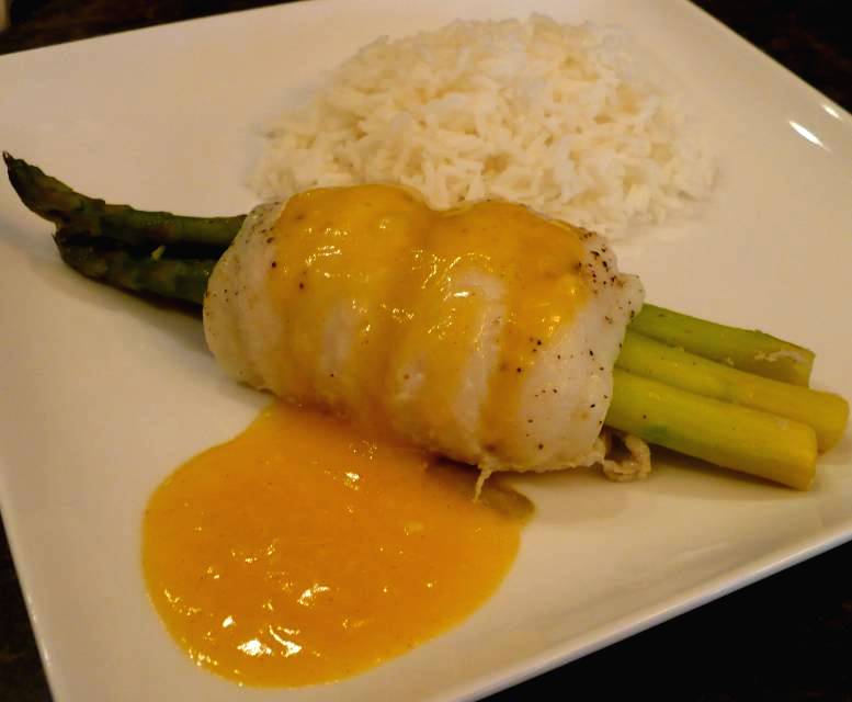 How Do You Baked SwaiWrapped Asparagus with Tangerine Beurre