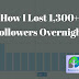 How I Lost Over 1,300 Twitter Followers Overnight