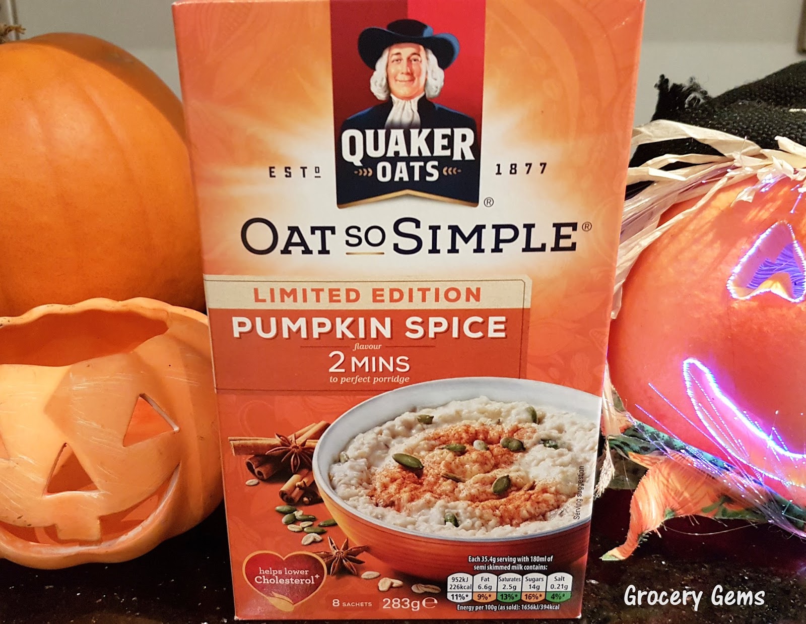 Grocery Gems Review New Quaker Oats Pumpkin Spice (UK)