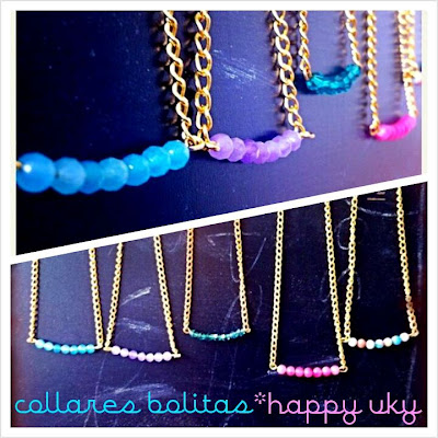 Happy Uky Collar bolitas colores