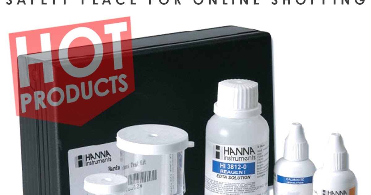 Water Hardness Test Kit (merk HANNA) HI 3812 Tuma