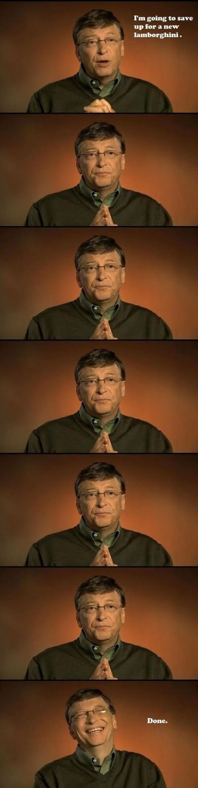 Bill Gates is saving up for a new Lamborghini