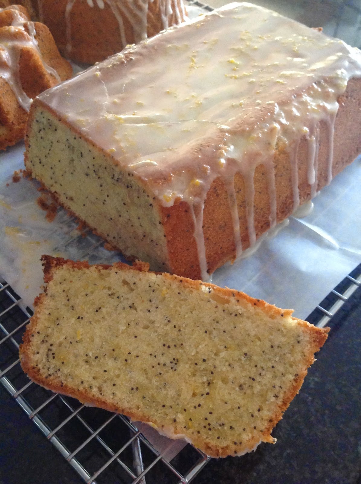 My Mother's Apron Strings Lemon Poppy Seed Pound Cake