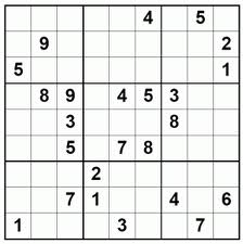 free printable sudoku puzzles