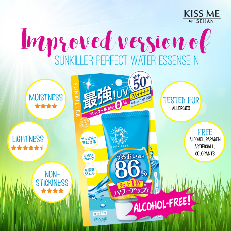 Review Sunkiller Perfect Water Essence SPF50+ ieyra h