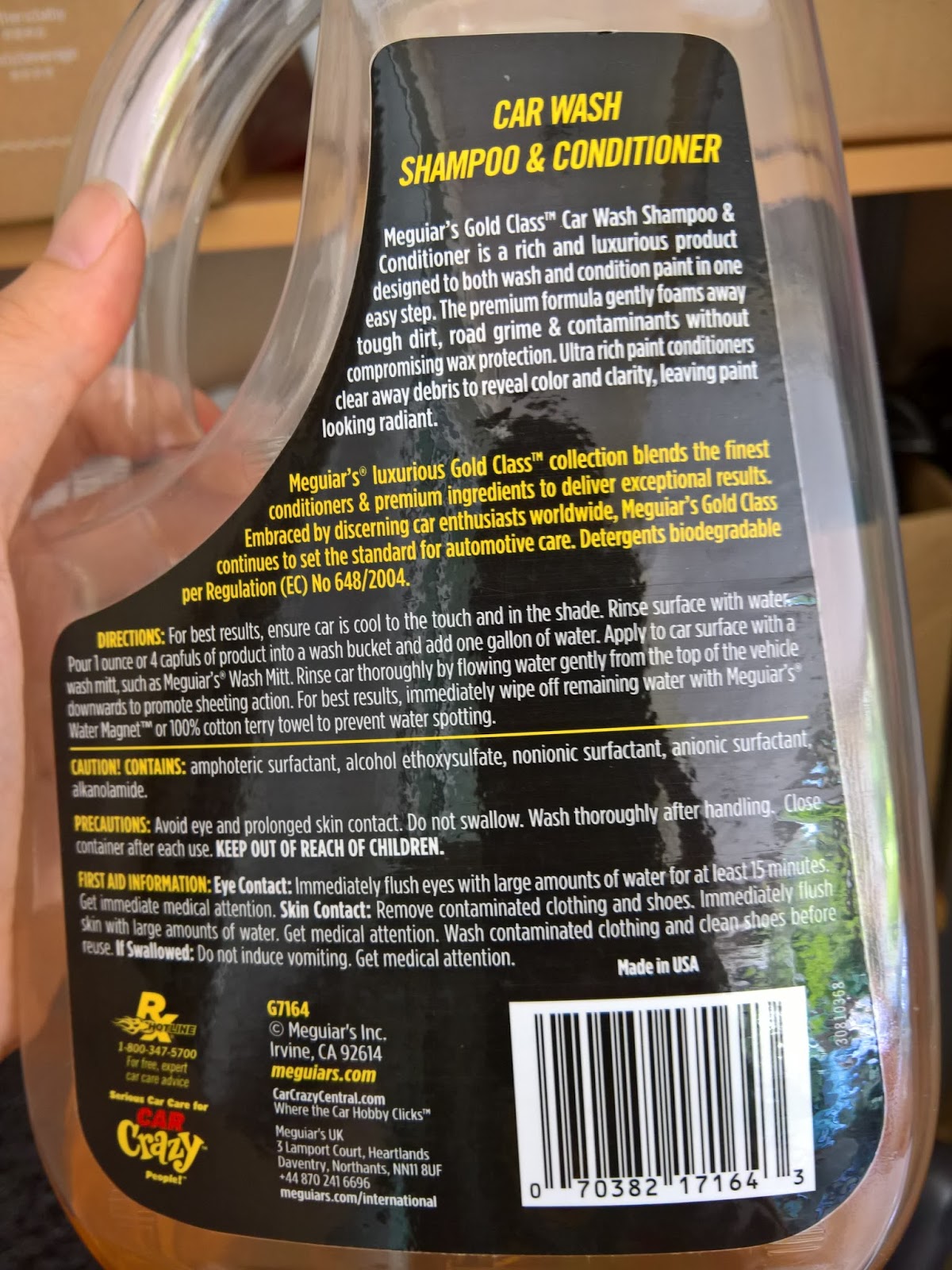 Car Porch Detailer My Car Wash Shampoos