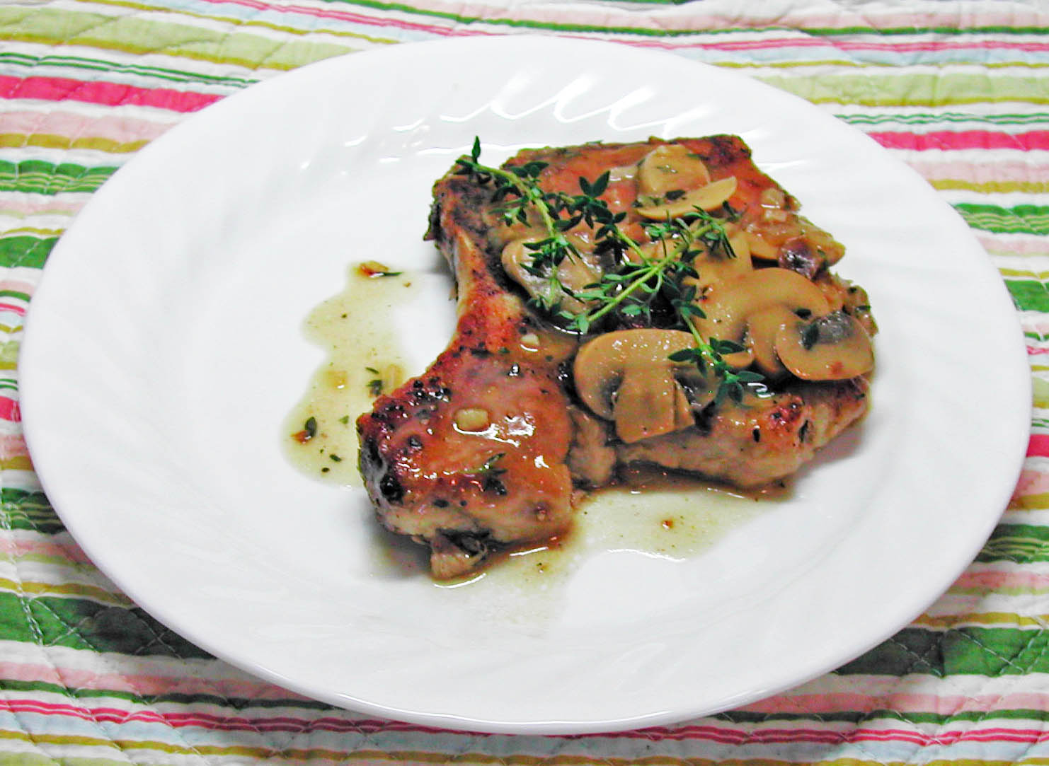 The Iowa Housewife Pork Chops Marsala