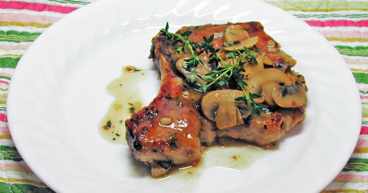 The Iowa Housewife Pork Chops Marsala