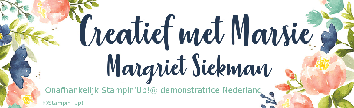 Margriet Siekman, onafhankelijk Stampin'Up!demonstratrice