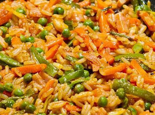 Arroz con verduras Arroz con verduras