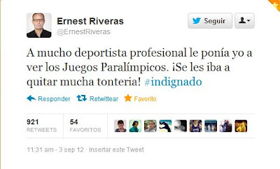 Ernest Riveras tuitea sobre la tristeza de Cristiano