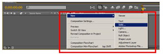 tutorial after effect memasukkan warna solid