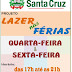 PREFEITURA DE SANTA CRUZ DESENVOLVE PROJETO "LAZER NAS FÉRIAS"