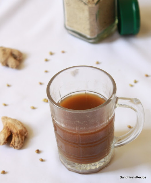 Sandhiya's Cookbook Sukku Coffee powder Sukku Coffee Sukku Malli