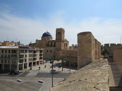 Vistas de Elche desde el palacio de Altamira