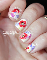 nail april challenge flowers think going try wondrously polished