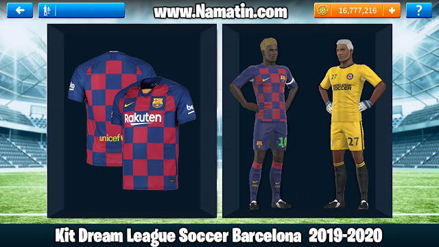 Kit Dream League Soccer Barcelona 2019-2020