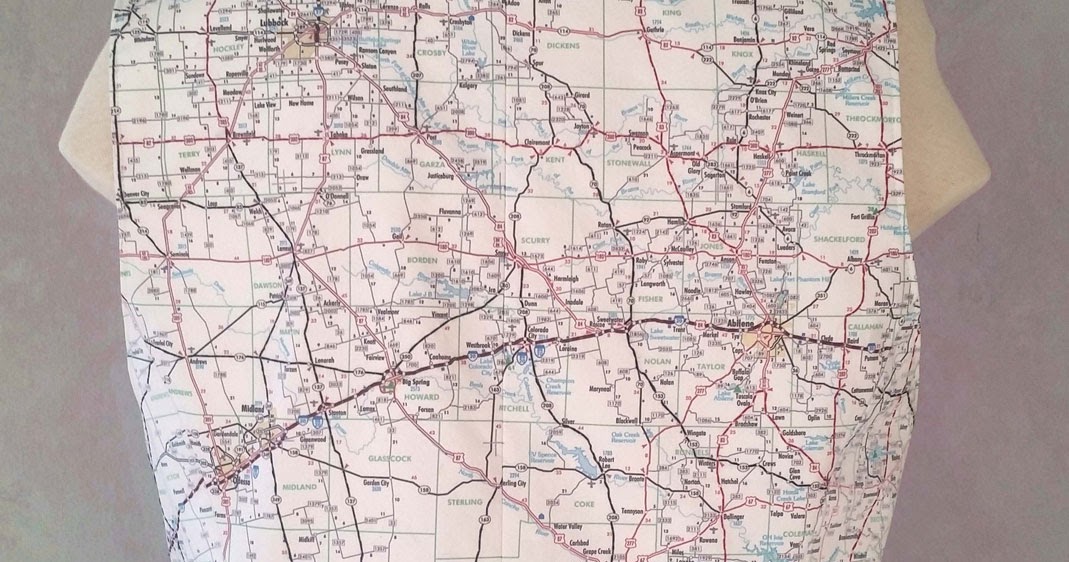 The Diligent Dilettante The Texas road map vest