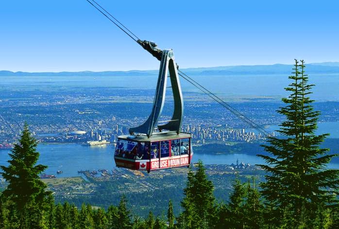 El Skyride de Grouse Mountain en Vancouver