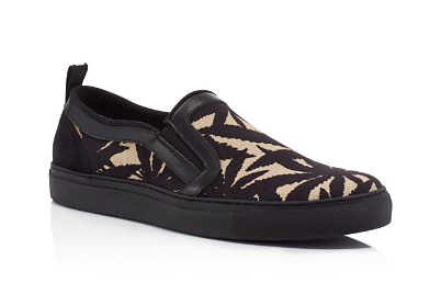 Slip-On These Leaves!: MSGM Leaf Print Slip-On Sneaker | SHOEOGRAPHY