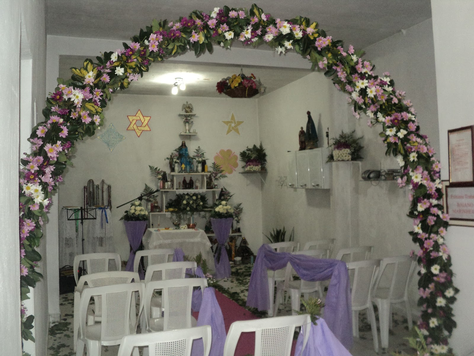 KIKA BACANA DECORA: Casamento de Umbanda