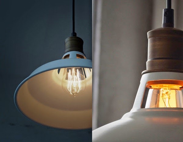 Retro industrial ceiling lamps