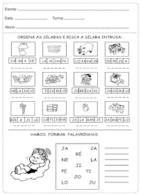 Vamos formar palavrinhas