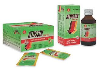 Atussin là thuốc ho có cả dạng siro cho trẻ em và dạng viên cho người lớn