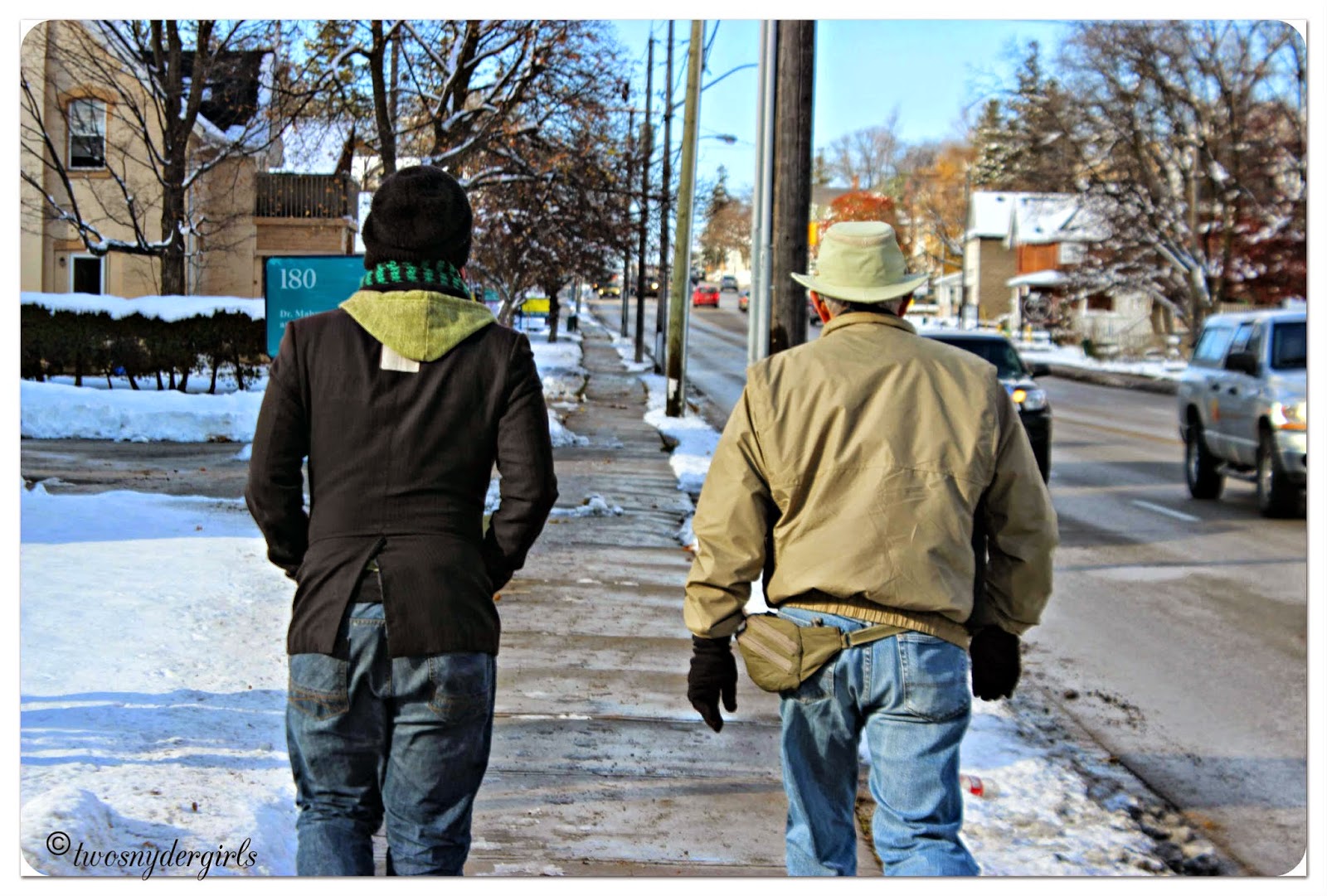 Men walking