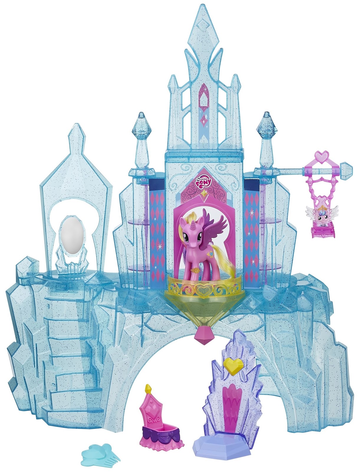 First images of Crystal Empire Castle Playset Found MLP Merch