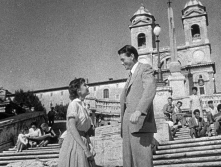 vacanze romane Audrey Hepburn scena a piazza di spagna vacanze romane Audrey Hepburn