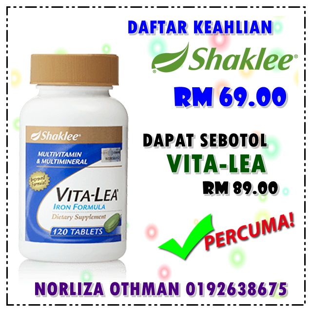 Lea shaklee vita kebaikan Khasiat dan