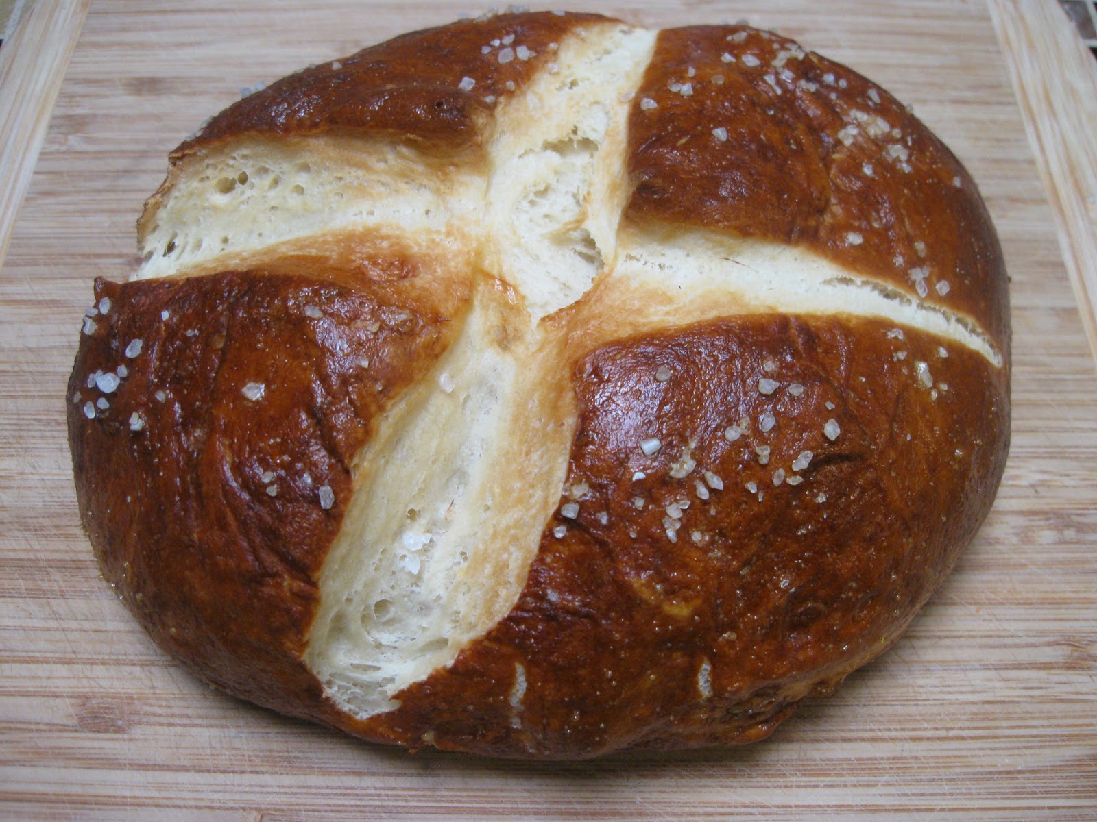 Taste and See God's Goodness Pretzel Bread