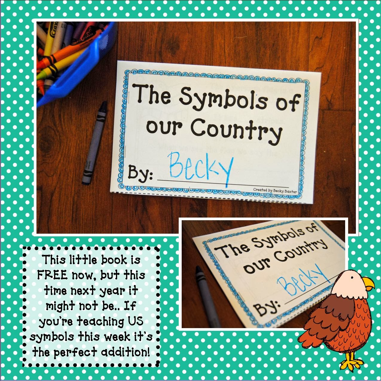 Teaching, Learning, & Loving: US Symbols Promethean Flip chart and