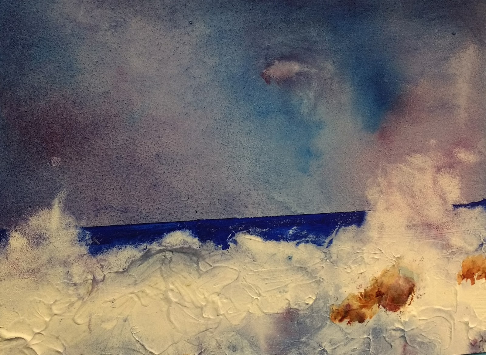 Chris Campbell Watercolors More example of gesso board