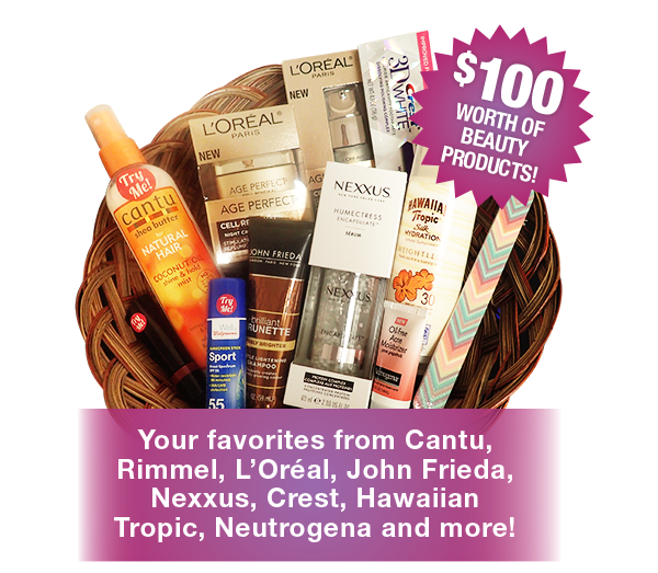 Pammy Blogs Beauty May Beauty Basket Giveaway at Free Beauty Events!