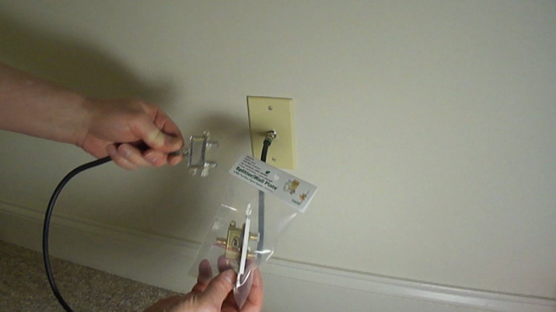 SplitterWall Plate Install the NEW Cable TV / Splitter