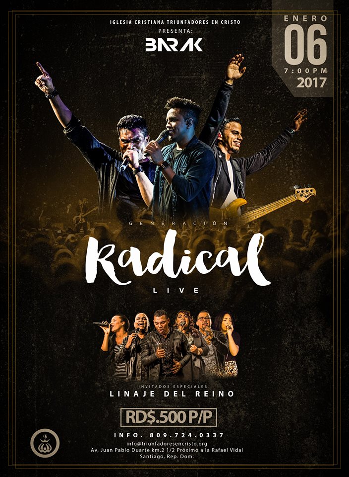 Triunfadores en Cristo te invita a su gran concierto "Generación