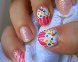 nails acrylic nail summer designs cupcake pedicure awesome idea christmas studio pretty polish birthday