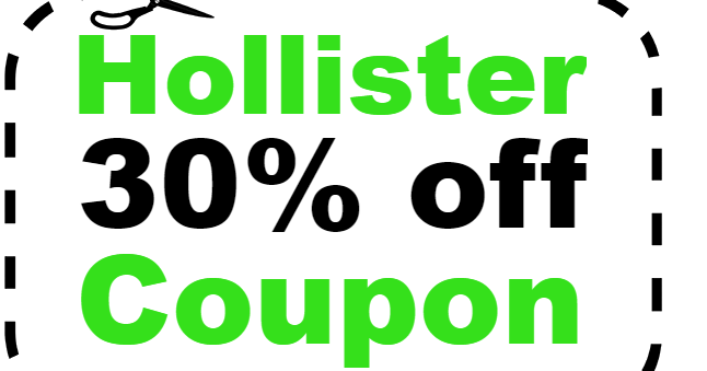 hollister 30 off coupon