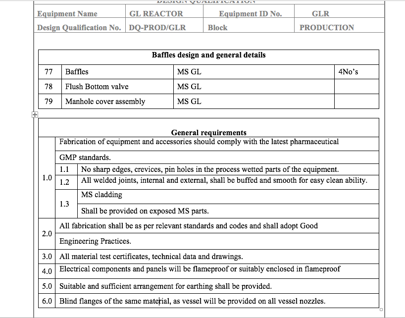Design Qualification ( DQ ) Pharma Engineering