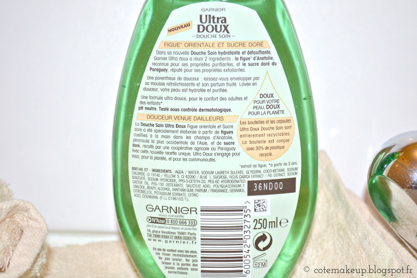Ultra Doux Figue Orientale et Sucre Doré Garnier Ultra Doux Figue Orientale et Sucre Doré Garnier par cotemakeup.blogspot.fr