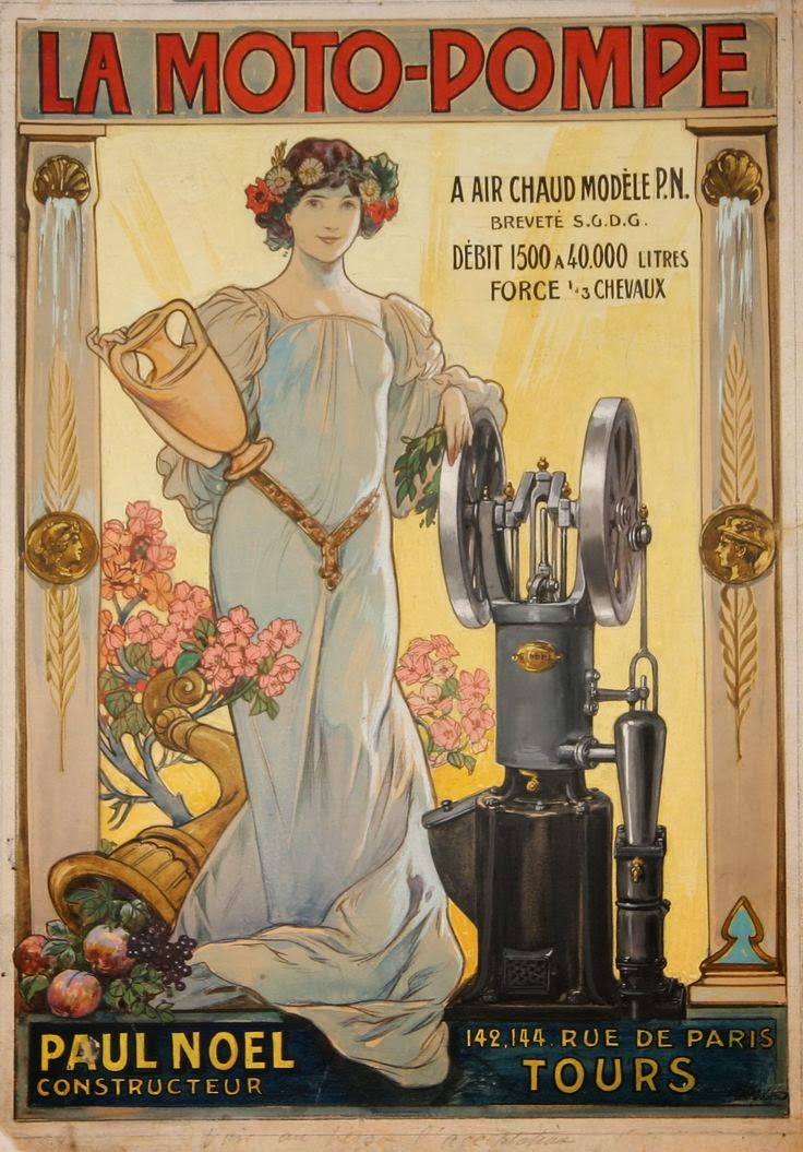 VINTAGE BLOG Art Nouveau poster